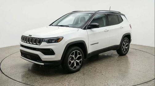 Bright White Clearcoat 2025 Jeep Compass Limited