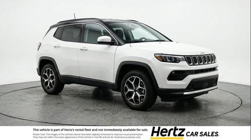 Bright White Clearcoat 2025 Jeep Compass Limited