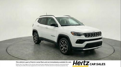Bright White Clearcoat 2025 Jeep Compass Limited
