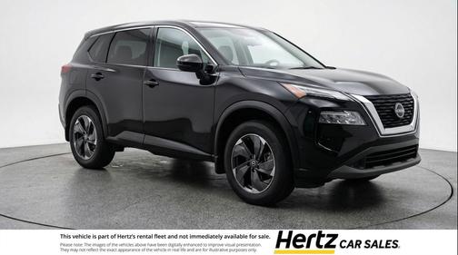 Super Black 2025 Nissan Rogue SV