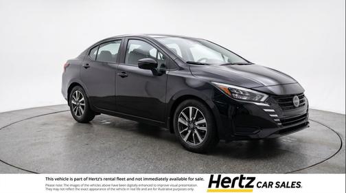Super Black 2025 Nissan Versa 1.6 SV