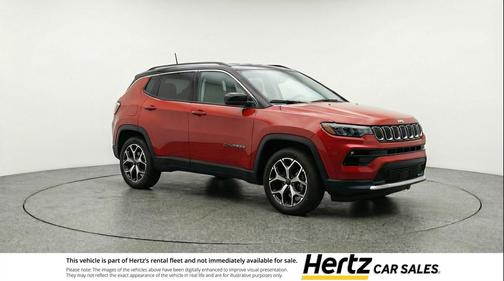 Red Hot Pearlcoat 2025 Jeep Compass Limited