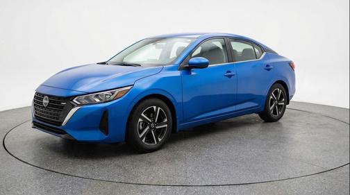 Electric Blue Metallic 2025 Nissan Sentra SV