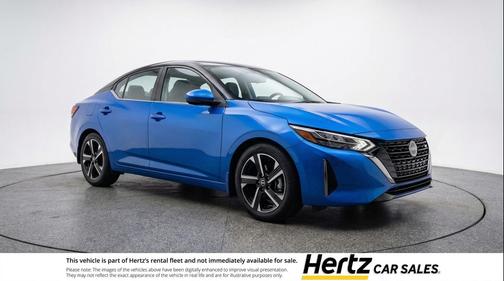 Electric Blue Metallic 2025 Nissan Sentra SV