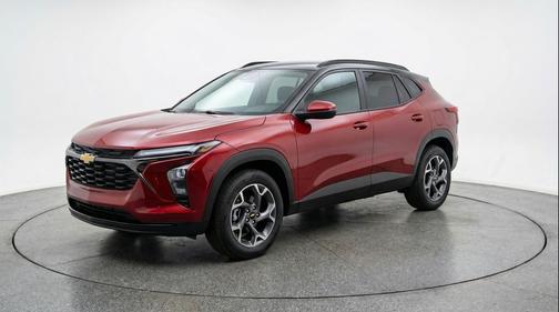 Crimson Metallic 2025 Chevrolet Trax LT
