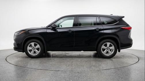 Midnight Black Metallic 2025 Toyota Highlander LE