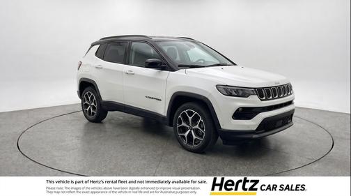 Bright White Clearcoat 2025 Jeep Compass Limited