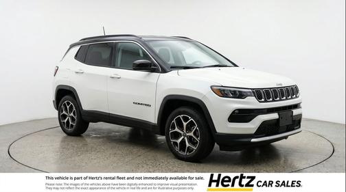Bright White Clearcoat 2025 Jeep Compass Limited