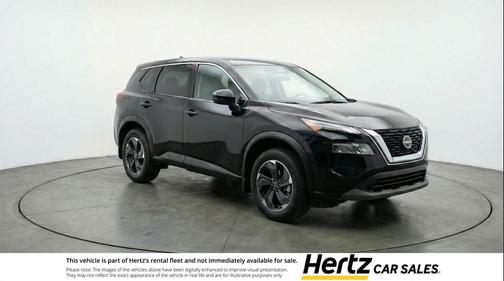 Super Black 2025 Nissan Rogue SV