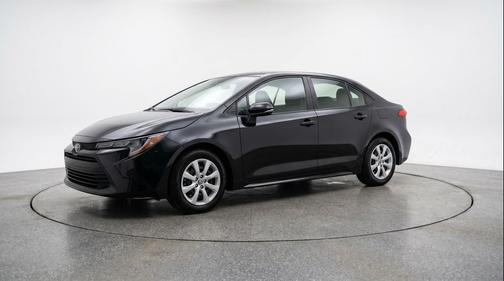 Midnight Black Metallic 2025 Toyota Corolla LE