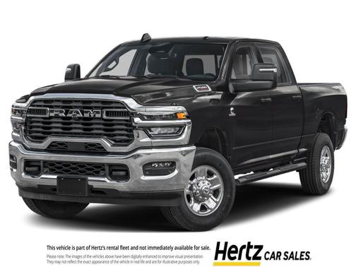 Diamond Black Crystal Pearlcoat 2025 RAM 2500 Big Horn Crew Cab 4x4 6'4' Box
