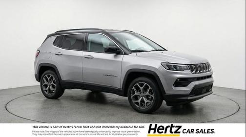 Silver Zynith Metallic Clearcoat 2025 Jeep Compass Limited
