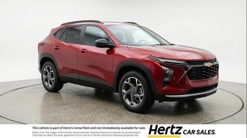 Crimson Metallic 2025 Chevrolet Trax LT