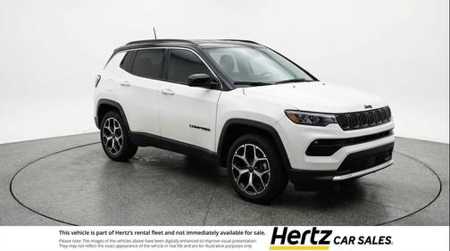 Bright White Clearcoat 2025 Jeep Compass Limited