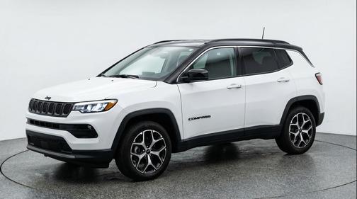 Bright White Clearcoat 2025 Jeep Compass Limited
