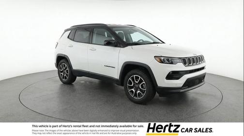 Bright White Clearcoat 2025 Jeep Compass Trailhawk