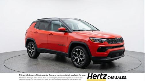 Red Hot Pearlcoat 2025 Jeep Compass Limited