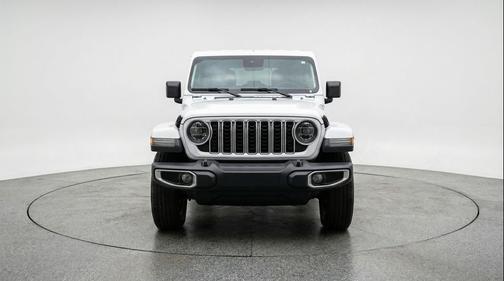 Bright White Clearcoat 2025 Jeep Wrangler 4-Door Sahara 4x4