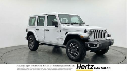 Bright White Clearcoat 2025 Jeep Wrangler 4-Door Sahara 4x4