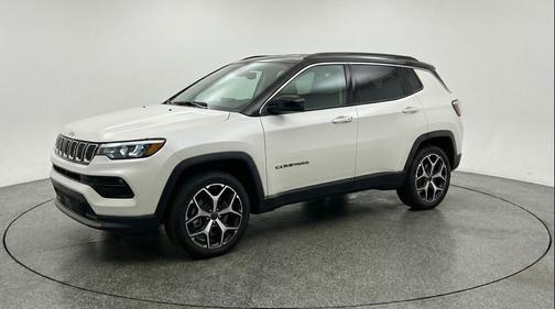 Bright White Clearcoat 2025 Jeep Compass Limited
