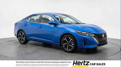 Electric Blue Metallic 2025 Nissan Sentra SV