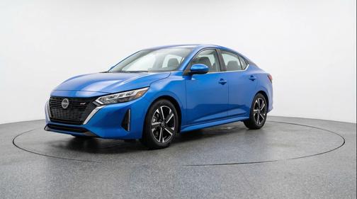 Electric Blue Metallic 2025 Nissan Sentra SV