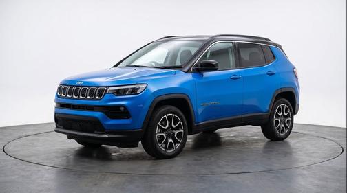 Hydro Blue Pearlcoat 2025 Jeep Compass Trailhawk