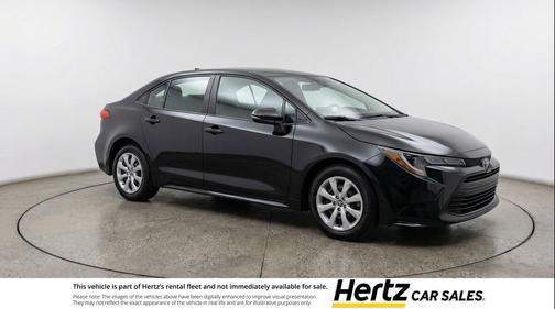 Midnight Black Metallic 2025 Toyota Corolla LE