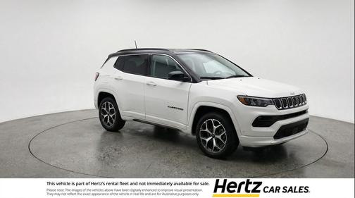 Bright White Clearcoat 2025 Jeep Compass Limited