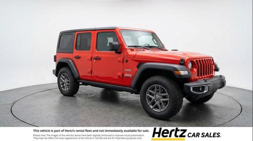 Firecracker Red Clearcoat 2025 Jeep Wrangler Sport S