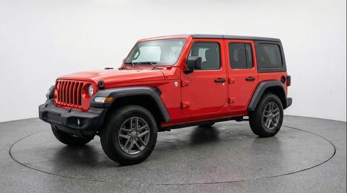 Firecracker Red Clearcoat 2025 Jeep Wrangler Sport S