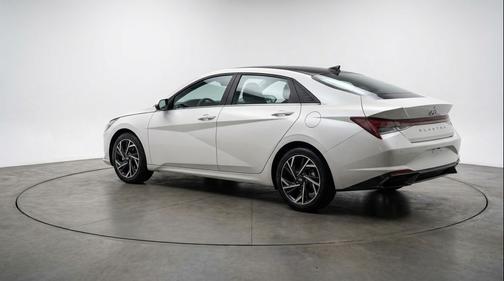 Serenity White 2025 Hyundai ELANTRA SEL