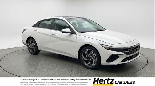 Serenity White 2025 Hyundai ELANTRA SEL