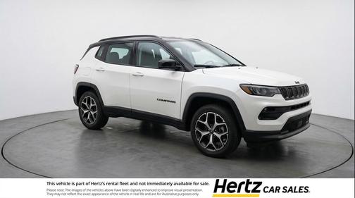 Bright White Clearcoat 2025 Jeep Compass Limited