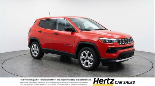 Red Hot Pearlcoat 2025 Jeep Compass Latitude