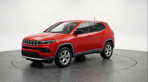 Red Hot Pearlcoat 2025 Jeep Compass Latitude