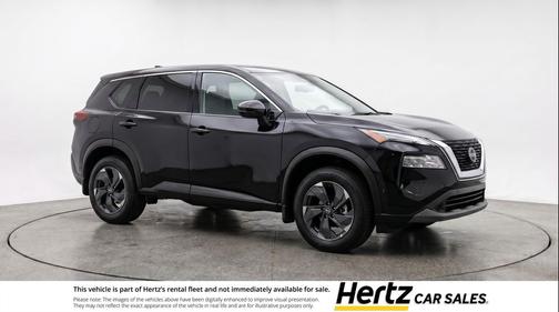 Super Black 2025 Nissan Rogue SV