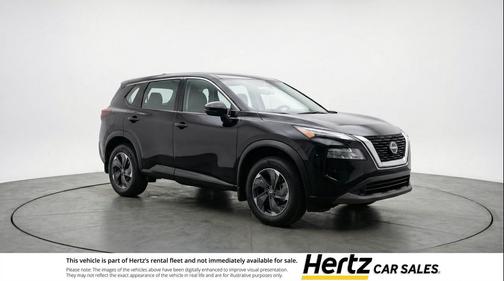 Super Black 2025 Nissan Rogue SV