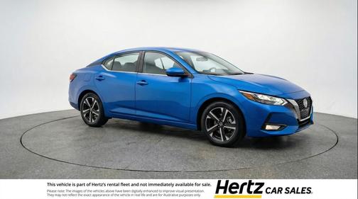 Electric Blue Metallic 2025 Nissan Sentra SV