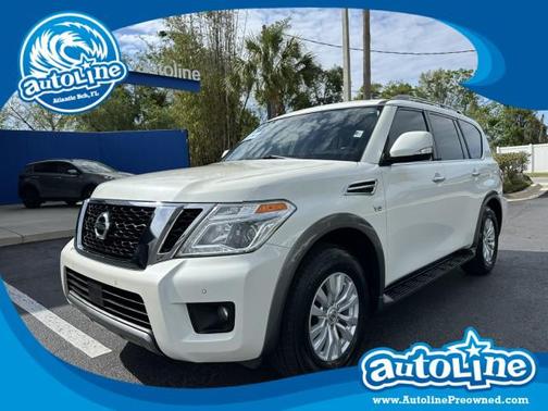 Pearl White 2019 Nissan Armada SV