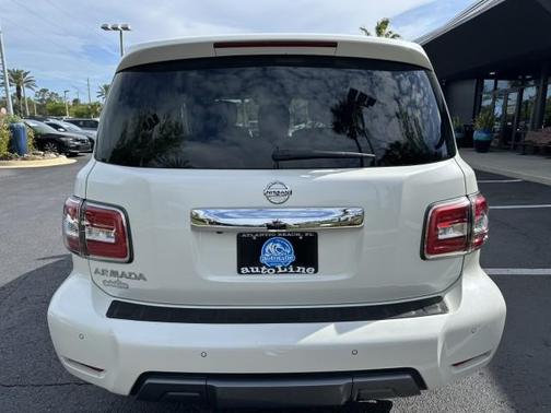 Pearl White 2019 Nissan Armada SV