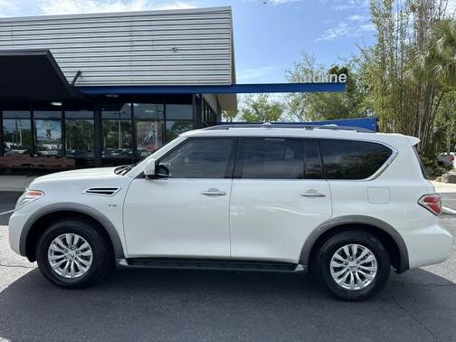 Pearl White 2019 Nissan Armada SV