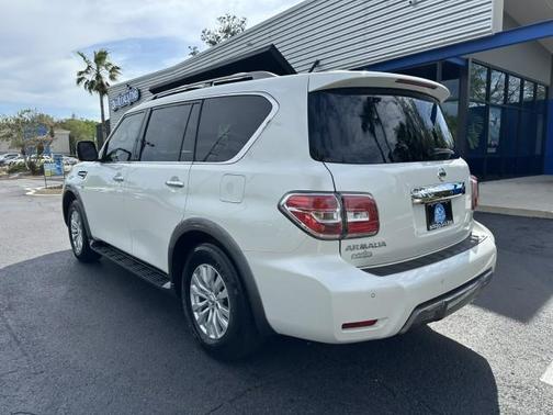 Pearl White 2019 Nissan Armada SV