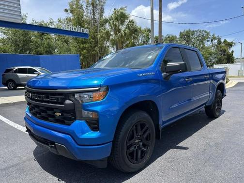 Glacier Blue Metallic 2024 Chevrolet Silverado 1500 Custom