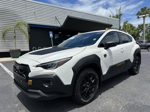 Crystal White Pearl 2024 Subaru Crosstrek Wilderness