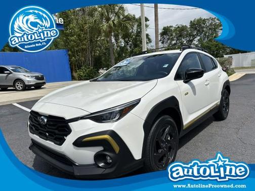 Crystal White Pearl 2024 Subaru Crosstrek Sport
