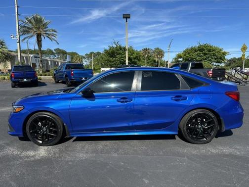Aegean Blue Metallic 2024 Honda Civic Sport