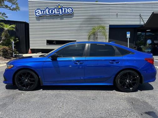 Aegean Blue Metallic 2024 Honda Civic Sport