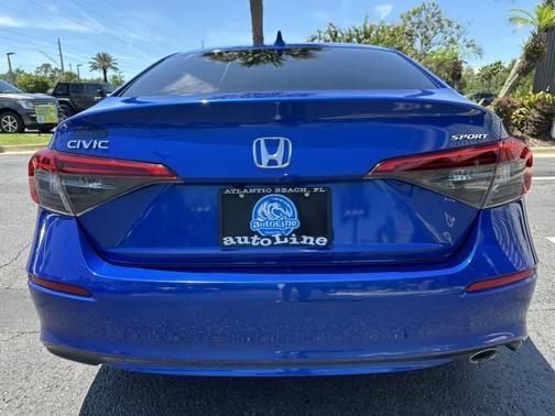 Aegean Blue Metallic 2024 Honda Civic Sport