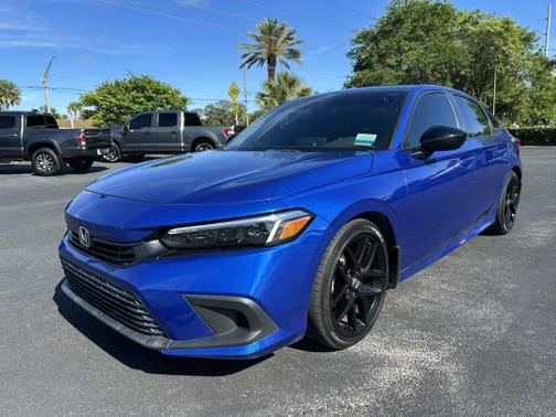 Aegean Blue Metallic 2024 Honda Civic Sport